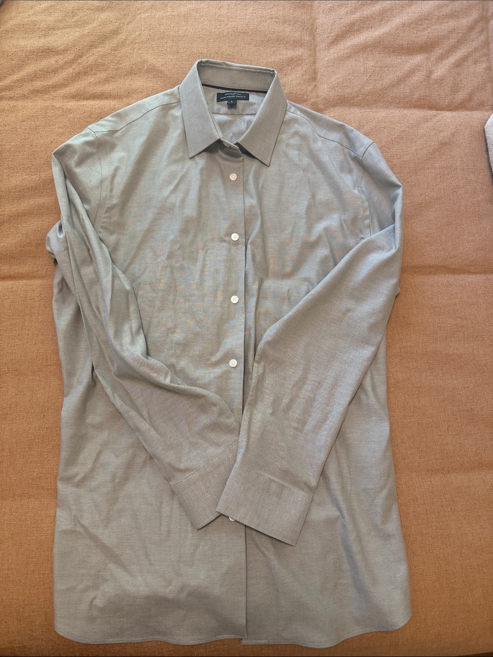 Banana Republic Light Taupe Men's Dress Shirt